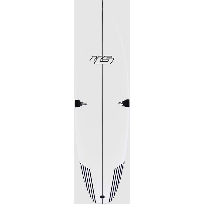 Haydenshapes White Noiz PE-C Futures Surfboard patroon