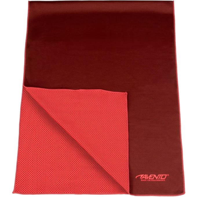 Avento Sport Koel Handdoek - 80 x 30 cm - Roze/Antraciet