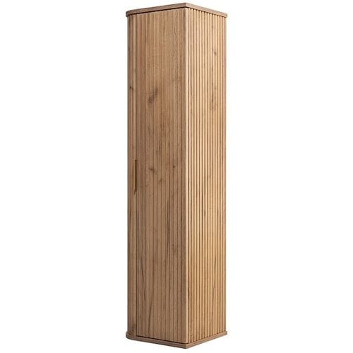 Badkamerkast, Craft Eik, gouden handgreep, 35,5 x 139 x 31,5 cm