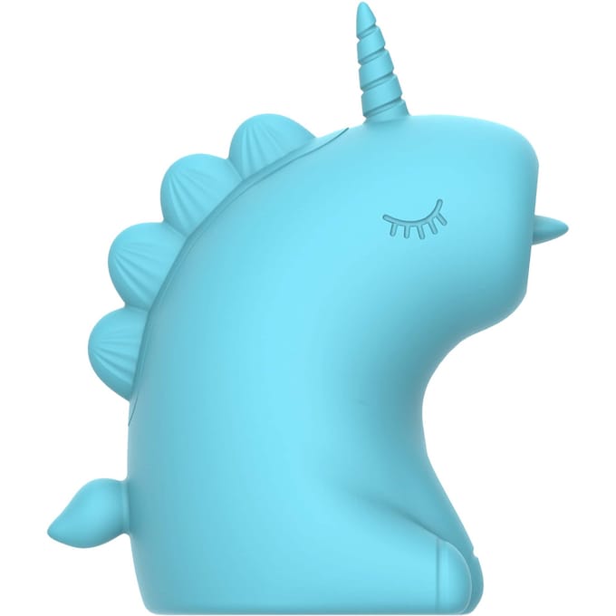 ER - Snowflake Unicorn - Massager met Likkende Tong - Blauw