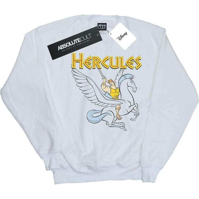 Disney Heren Hercules met Pegasus Sweatshirt (Wit)