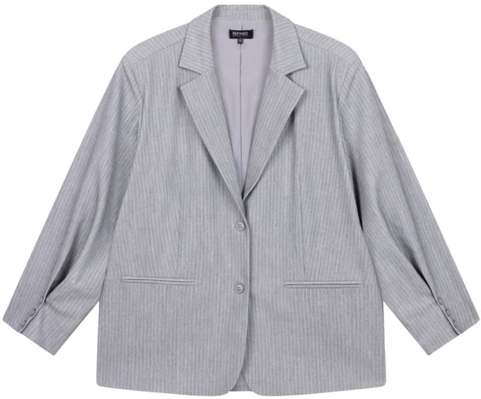 Refined Department Blazer Woven Oversized Blazer Mikky R2511495846 997 Light Grey Dames Maat - M