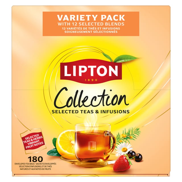 Lipton Feel Good Selection Thee Assortimentsdoos - 180 zakjes - NL-BIO-01