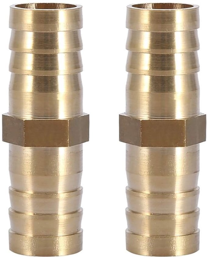 Dailygoody - Koper Barb Connector - Water- en Luchtadapter - 14 mm