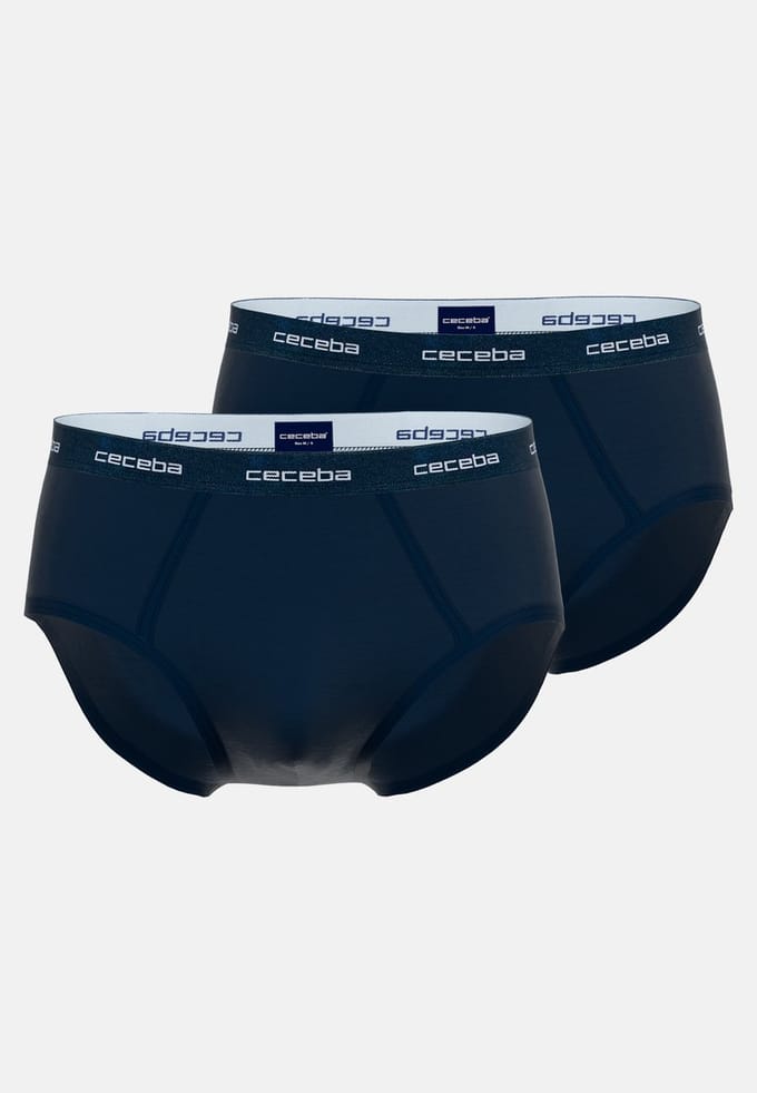 CECEBA 2P herenslips basic blauw