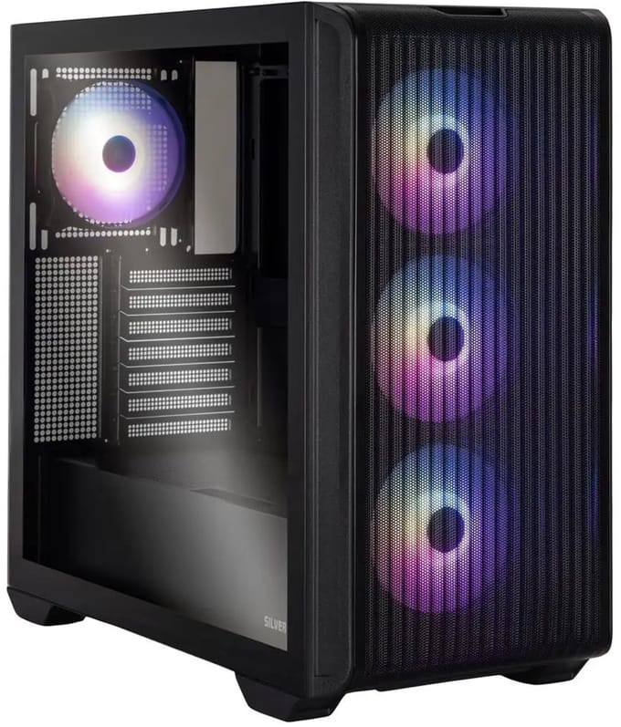 SMX Croft - Mid Tower Behuizing ATX Tempered Glass Zwart