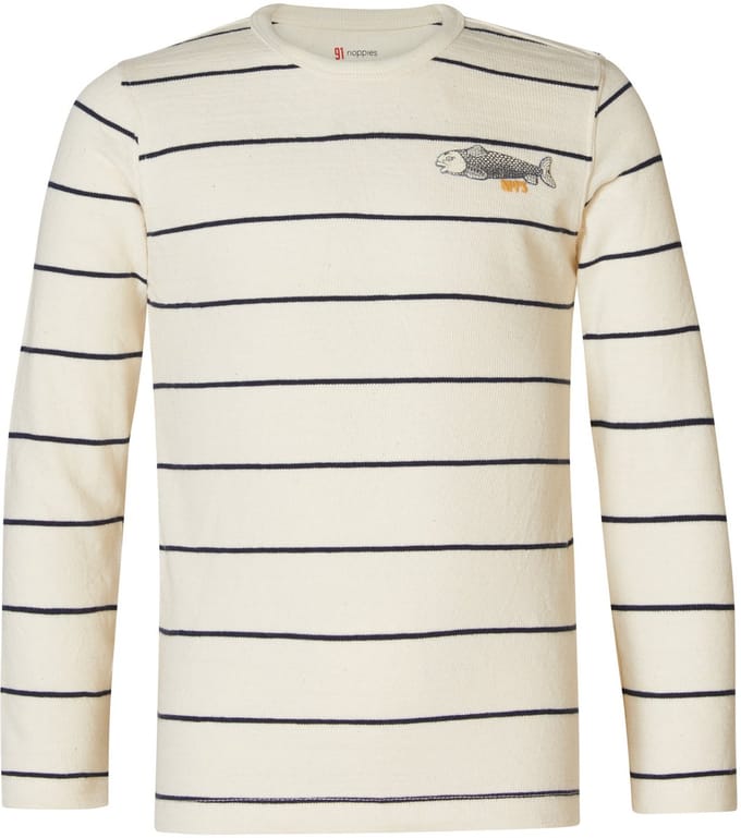 Noppies Tee Hacino long sleeve stripe Jongens T-shirt - Maat 92