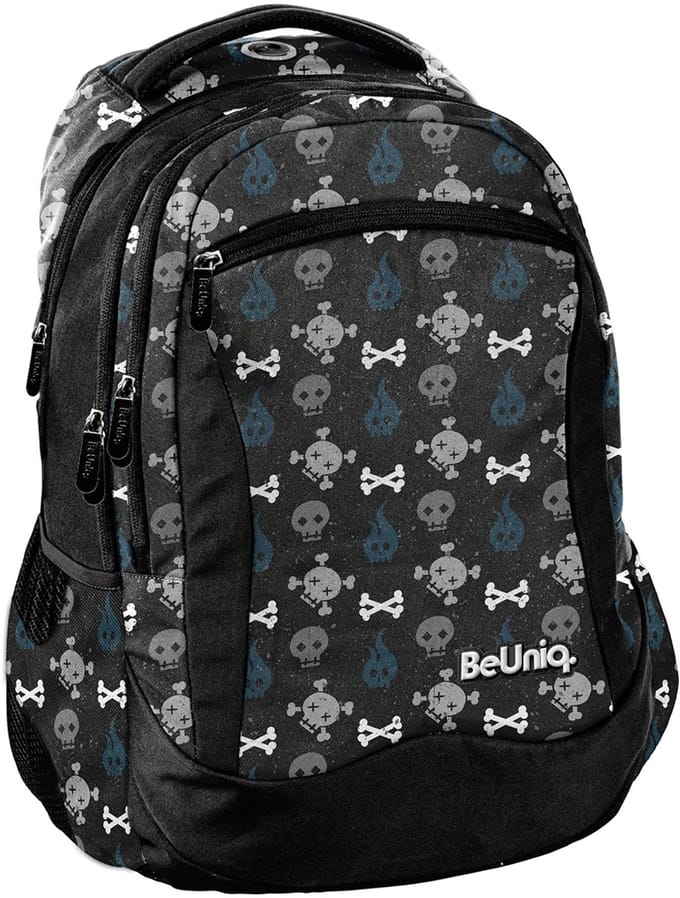 BeUniq Rugzak Skull - 41 x 30 x 20 cm - Polyester