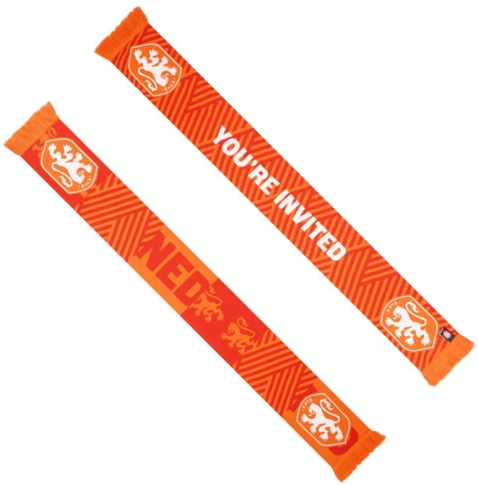 Nederlands Elftal Sjaal - Oranje Sjaal - Officiële KNVB Merchandise