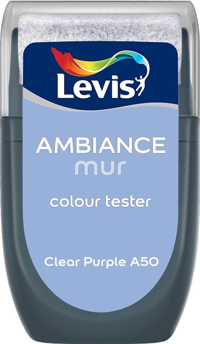 Levis - Muurverf Kleurtester Mat Mix - Clear Purple A50 - Mengverf - 30 Ml
