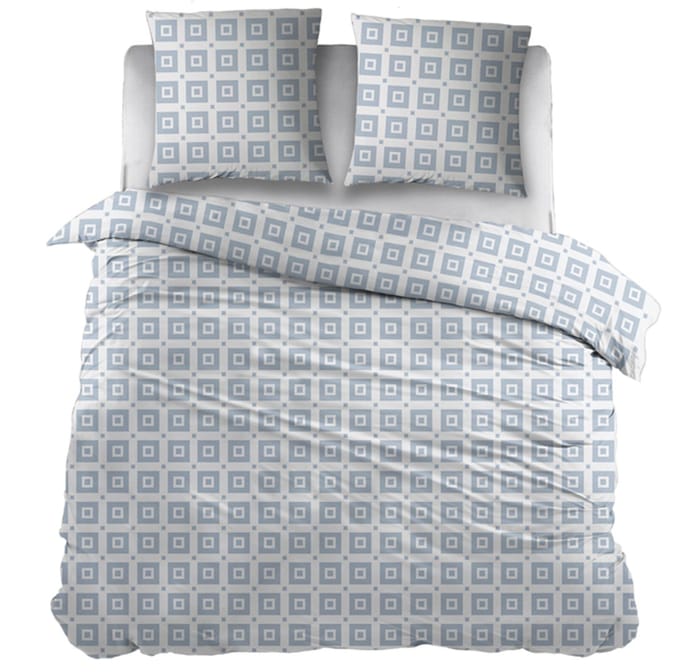Snoozing Caroline Dekbedovertrek - Extra breed - 260x200/220 cm - Blue