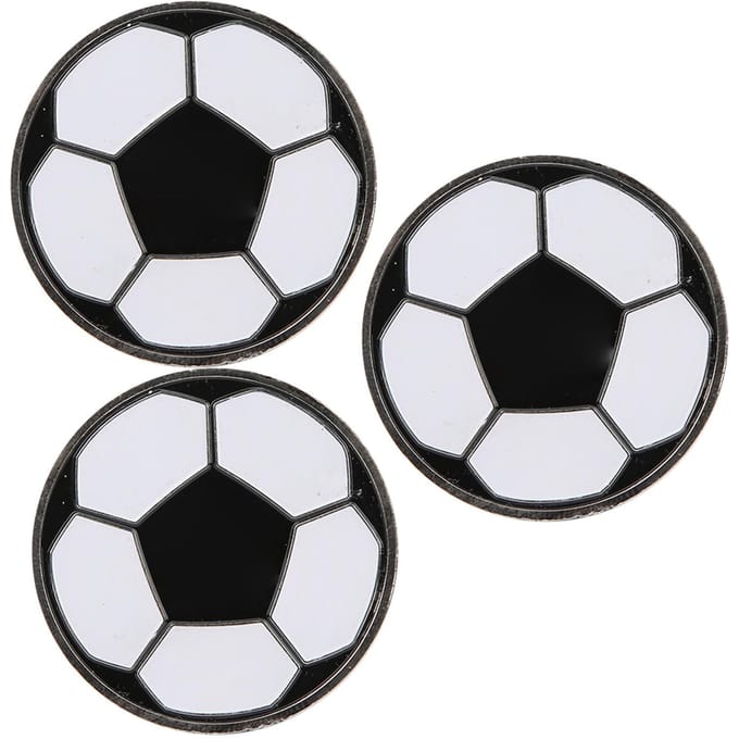 3 stuks Draagbare Voetbal Training Wedstrijd Scheidsrechter Flip Munt Voetbal Kies Kant Toss Munt Tool black