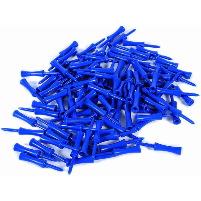 100 stuks Plastic Blauw 68mm Golf Tees Step Down Golf Accessoire Tool Voor Golfsporten blue