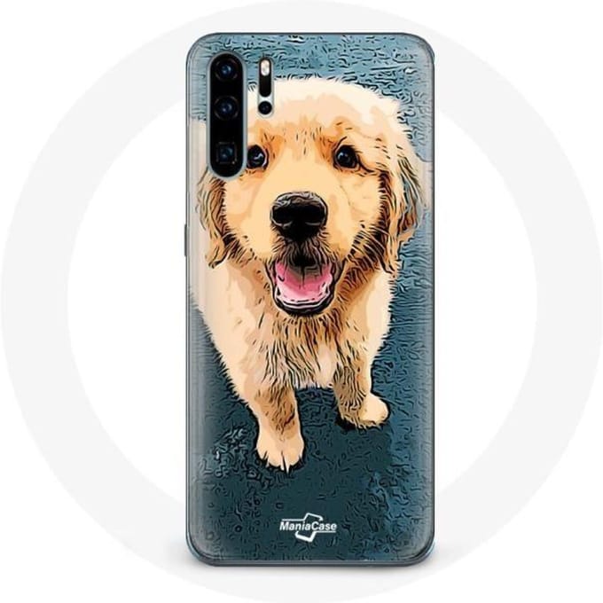 Coque pour Huawei P30 Golden retriever Chiot