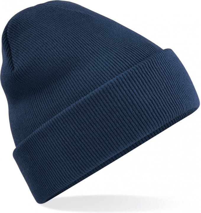 Beechfield Beanie Wintermuts - navy blauw - acryl - volwassenen - one size - muts