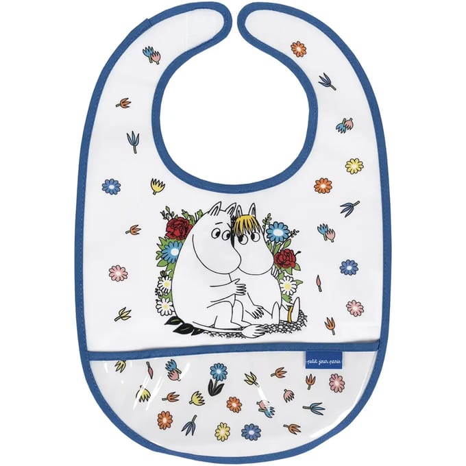 Baby slabbetje met oliedoek Petit Jour Moomin
