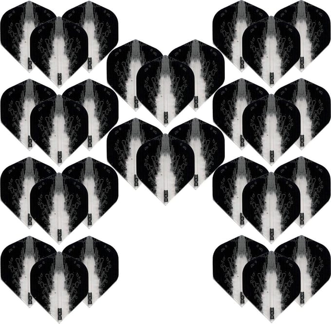 Darts Set - High Impact – 10 sets (30 stuks) – darts flights – Best Getest - Clear/Doorzichtig