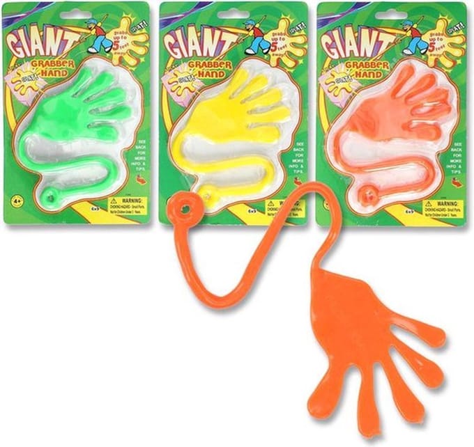 Mega Plakhand - Sticky hand speelgoed voor vlakke ondergronden - Uitdeelcadeau