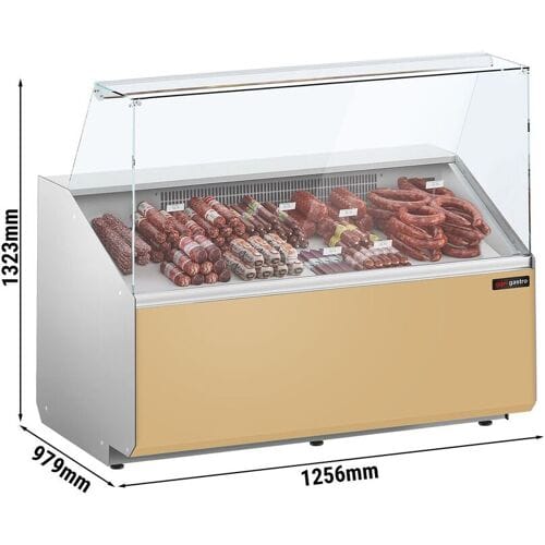 GGM Gastro Kühltheke - 1300mm - Frontblende Beige