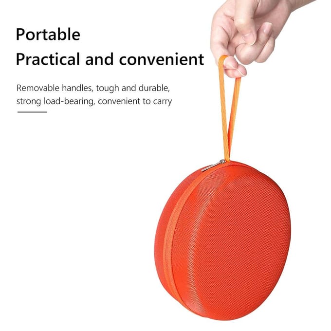 Étui pour casque Valise de voyage Sac de rangement portable rigide en EVA orange
