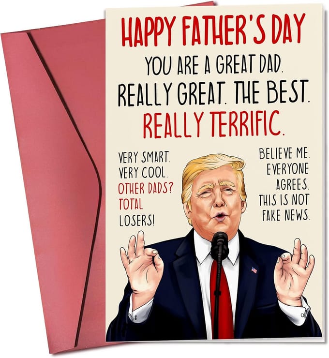 Grappige Vaderdagkaart voor Papa van Zoon of Dochter
