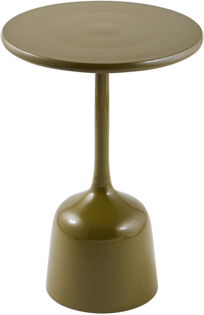 Bijzettafel Pollie - Mosgroen Metaal - Elegant & Stijlvol