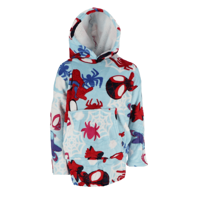Marvel Hoodie Fleece deken, Spidey - Kind (One Size ) - Polyester
