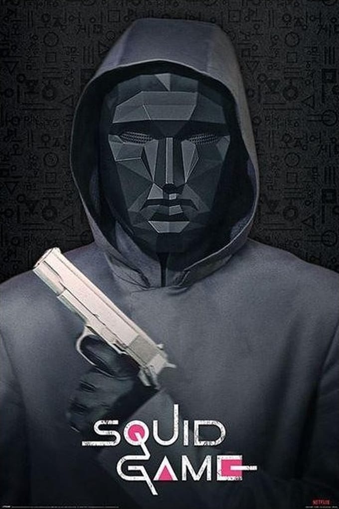 Squid Game Mask Man - Maxi Poster