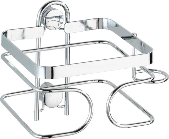 Wenko Föhnhouder Premium 13,5 X 10 X 10 Cm Rvs Zilver