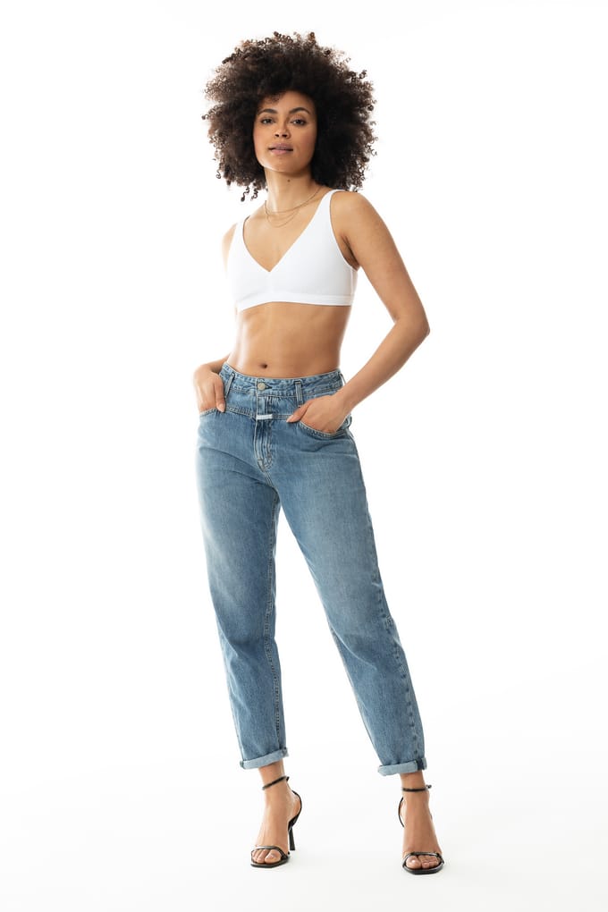 Triangelbeha | zonder beugels Serie Organic Cotton Wit