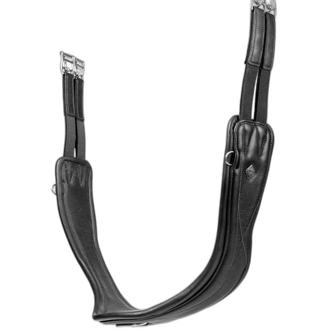 Anatomische lederen singel voor paarden LeMieux Gel-Tek