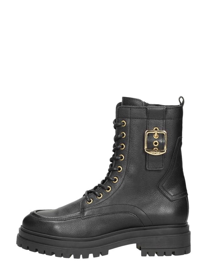 Red-Rag 71526 Veterboots - Laarzen Met Veters - Dames - Zwart - Maat 37