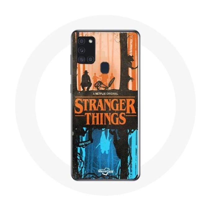 Samsung Galaxy A21S hoesje Strangers Things-logo