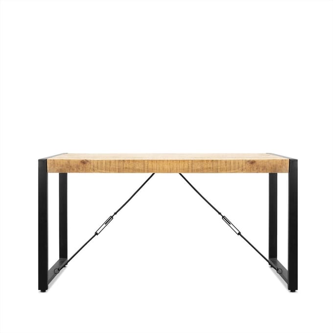Eettafel Britt mangohout 160x90 cm - Naturel