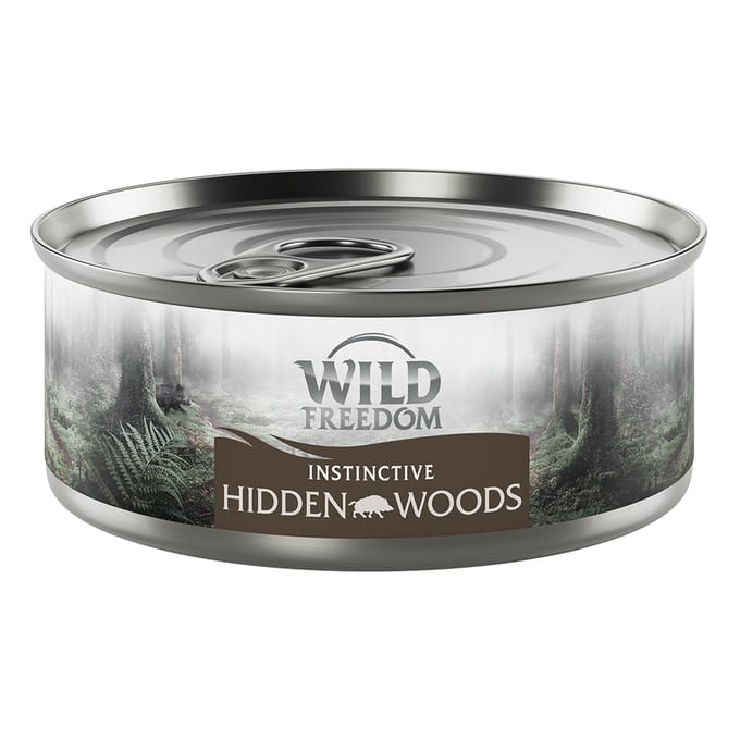 6x70g Hidden Woods Wild Zwijn Wild Freedom Kattenvoer