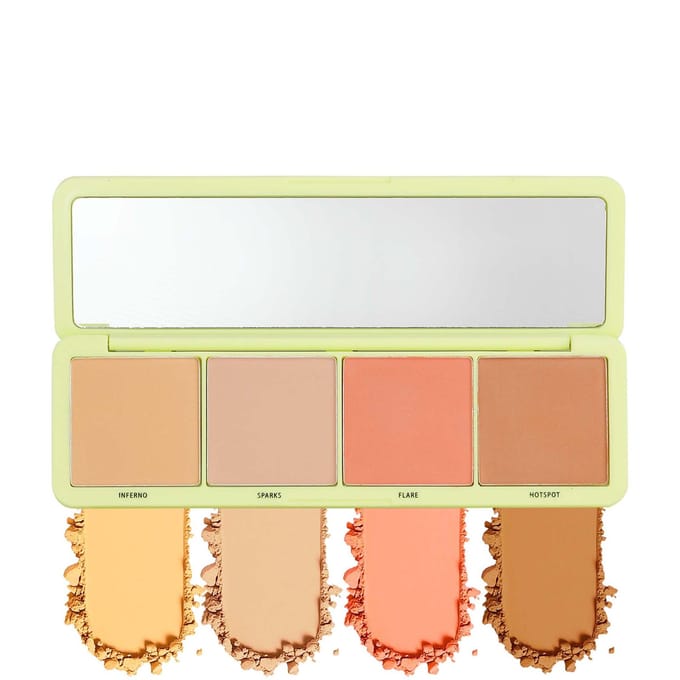 Made By Mitchell Eyelights Brightening Powder Palette (Various Shades) - Firelight