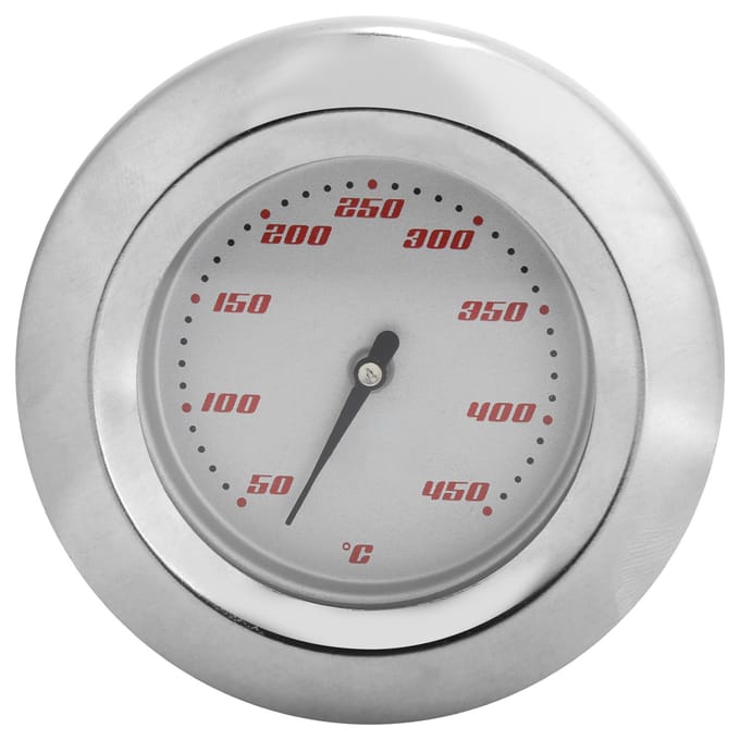 TS-BX57 Bimetaal Thermometer 50-450 celsius Wijzer Temperatuurmeter voor Barbecue Grill Oven gray