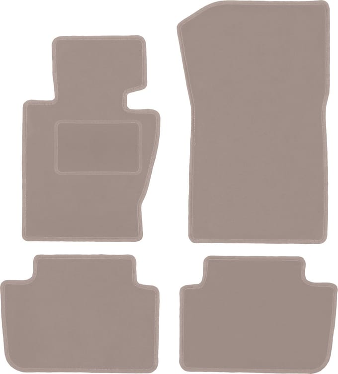 Beige velours vloermatten voor: BMW X3 E83 SUV (2003-2010)