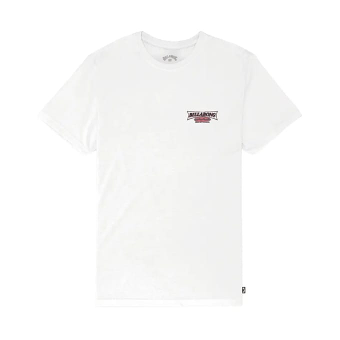 Billabong Burleigh T-shirt Met Korte Mouwen Wit 16 Years Jongen