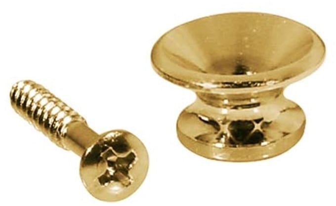 Boston EP-K-G Gouden Strapknoppen voor Gitaar - 2-Pack