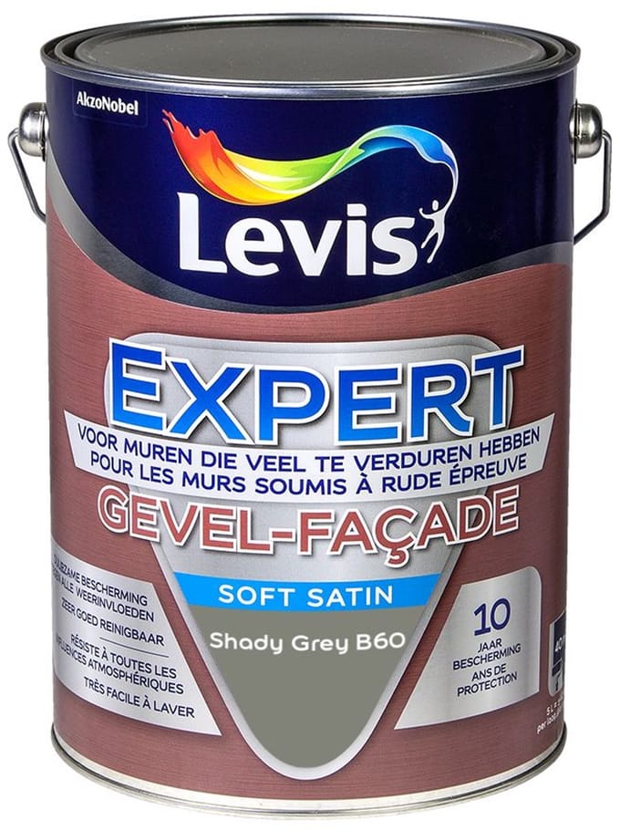 Levis - Expert Gevel Mix - Shady Grey B60 - Mengverf - 5 L