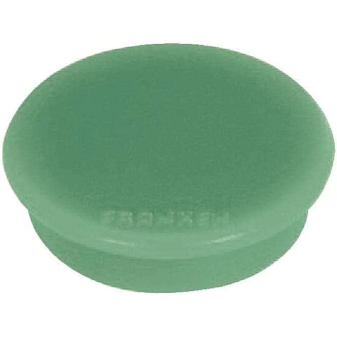 FRANKEN haftmagneten rond, groen, 13 mm, 10 stuks