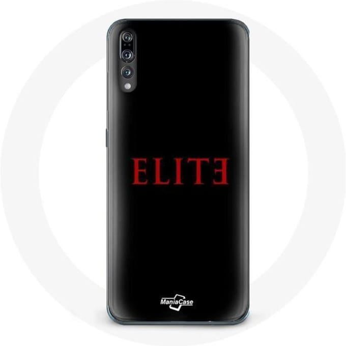 Case voor Huawei P20 Elite Seizoen 5 Rood Logo Zwarte Achtergrond
