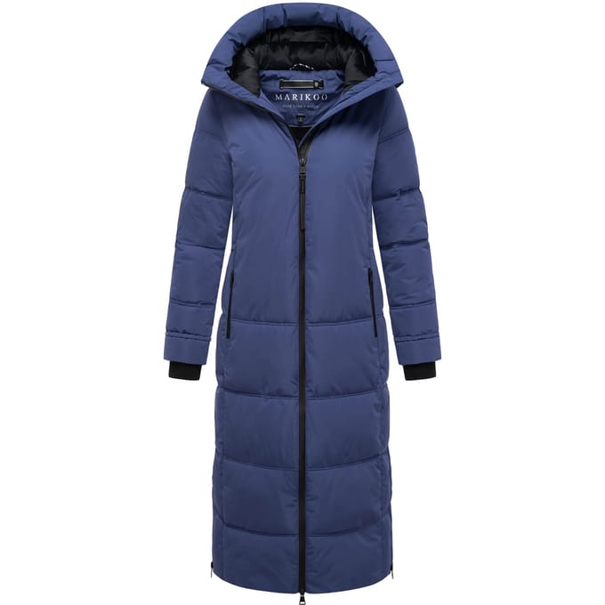 Marikoo dames wintermantel Honiaa XVI met capuchon & ritszakken