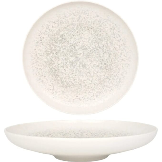 Bonna Diepbord - Lunar White - Porselein - 25 cm (1300cc) - set van 6