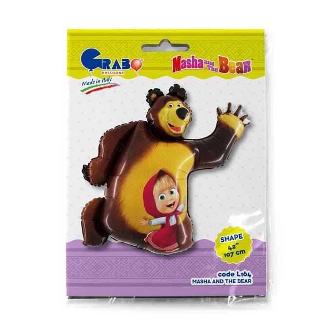 Folieballon Masha en de Beer - 107 Cm Grabo
