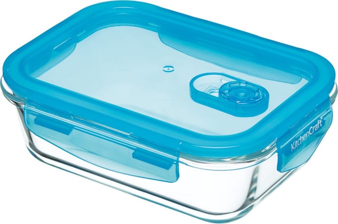 Voedselcontainer, Glas, 0.6 L - Kitchencraft
