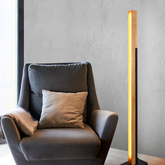 Trio Lighting LED vloerlamp Kerala met touchdimmer