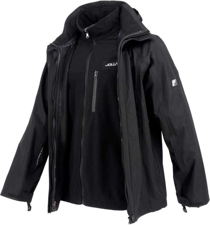 Joluvi Glen Afneembare Jas Zwart XS