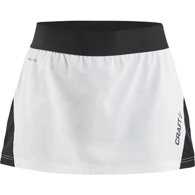 Craft Pro Control Tennisrokje Dames - Wit / Zwart | Maat: XL